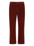 Прямые брюки Marni, красный - фото
