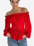Elara Блузка в красном цвете - фото 2