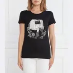 Футболка стандартного кроя Liu Jo, черный - фото