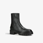 Ботильоны Saint honore из кожи на платформе Aquazzura, черный - фото 3