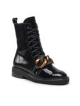 Ботильоны на шнуровке Rage Age, черный - фото