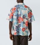 Хлопковая рубашка для боулинга с принтом Prada, Rosso+Blu - фото 4