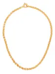 Колье Thick Rolo Chain Tom Wood, золотой - фото