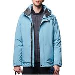 Пуховик мужской синий Columbia - фото 3