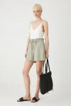 Шорты с добавлением льна Medicine, зеленый - фото