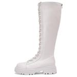 DAPHNE Ботинки Knee high для женщин белые - фото