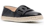 TOD'S Эспадрильи женские черные - фото 4