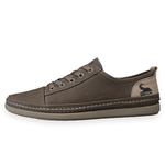 Стильные скейтбординговые кроссовки Unisex BECK, Хаки - фото