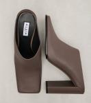 Кожаные мюли Alaïa, Tourterelle - фото 6