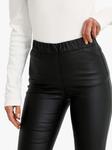 Джеггинсы KAFFE Ada, темно-черные - фото 4