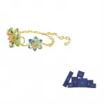 Браслет «Идиллия» Swarovski, мультиколор - фото