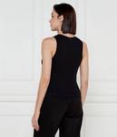 Женская майка Guess Active облегающего кроя однотонная, черный - фото 3