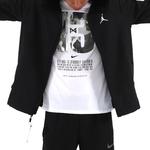 Куртка Air Jordan Jacket JSW WINGS GFX Windbreaker 'Black', черный - фото 3