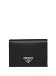 Кошелек с логотипом Prada, черный - фото
