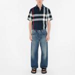 Рубашка мужская темно-синяя Burberry, синий - фото 3