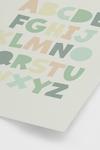 Мой первый плакат с алфавитом Postery, 30x40 см, зеленый - фото 2