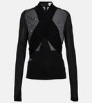 Сетчатый топ resly Isabel Marant, черный - фото