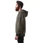 Толстовка Urban Classics Imitation Uede, зеленый - фото 3