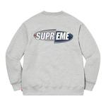 Толстовка Supreme 212 Crewneck Heather Grey, серый - фото 2