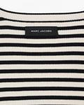 Свитер Seamed Up Knit Crewneck Marc Jacobs, черный/белый - фото 6