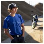 Футболка с логотипом Vanucci, синий - фото 4