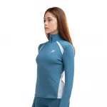 Толстовка Drop Shot Frida half zip, синий - фото 4