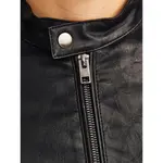 Куртка Jj Rebel Caleb leather, черный - фото 4