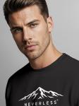 Neverless Свитшот 'Berg Unknown' в черном цвете - фото 4