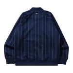 Куртка BAPE Text Stripe Jersey Top, Navy - фото 2