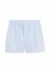 Полосатые боксерские шорты Massimo Dutti, Light Blue - фото