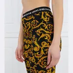 Леггинсы узкого кроя Versace, черный - фото 4