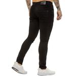 Мужские дизайнерские джинсы гиперстрейч Eto, черный - фото 3