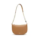 Кожаная сумка через плечо Michael Kors, бежевый - фото