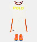 Юбка из джерси с логотипом Polo Ralph Lauren Kids, Deckwash White - фото 2