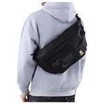 Nike Тканевая поясная сумка Regular Unisex черная, Spider - фото 5