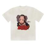 Футболка x kaws utopia i t-shirt 'white' Travis Scott, белый - фото