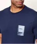 Футболка Te_Plain regular fit Boss Orange, темно-синий - фото 4