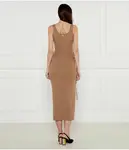 Шерстяное платье Michael Kors, бежевый - фото 3