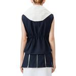 THOM BROWNE Рипстоп безрукавка с капюшоном, Blue - фото 2