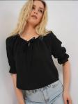 Bigdart Блузка в черном цвете - фото 4