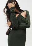 Платье Reiss VIVIENNE CUT-OUT, Dark Green/Evergreen - фото 4