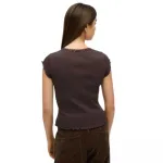 Футболка с коротким рукавом Superdry Essential Square, коричневый - фото 2