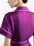 Шелковая рубашка DOLCE & GABBANA, фиолетовый - фото 5