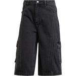 ADILENIUM Джинсовые шорты женские черные Adidas Originals - фото