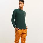 Свитшот унисекс зеленый Champion, зеленый - фото 10