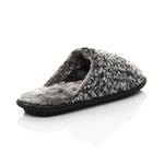 Тапочки-мулы Borg на плоском каблуке AJVANI, серый - фото 4