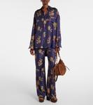 Маленькая замшевая сумка-шопер Etro, Sabbia Scuro - фото 4