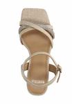 Сандалии с ремешками MIT STRASS-DETAIL Manfield, бежевый - фото 4