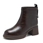 Devanro Ботильоны женские коричневые - фото