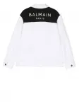 Куртка с логотипом Balmain Kids, белый - фото 2